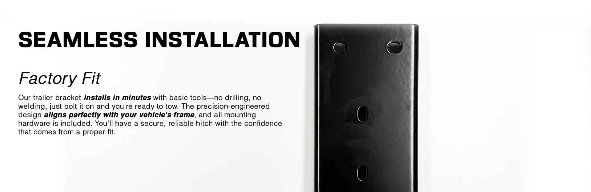 Custom made trailer bracket for the Toyota 250 Series Landcruiser Prado Factory fit - EuroFit Towbars & Electrics - eurofittowbars.com.au