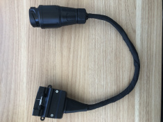 13 Pin Euro to 12 Pin Flat Australian Caravan Plug Adapter - EuroFit Towbars & Electrics - eurofittowbars.com.au