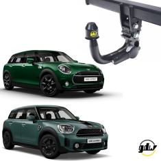 Mini Countryman Clubman Detachable Invisible Towbar 2287T60 - EuroFit Towbars & Electrics - eurofittowbars.com.au
