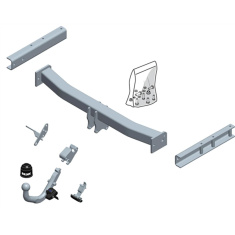 Audi Q5 Detachable Towbar Brink BR-513900 - EuroFit Towbars & Electrics - eurofittowbars.com.au