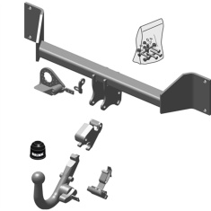 BMW X3 F25 Diagonally Detachable Tow Bar BRINK - EuroFit Towbars & Electrics - eurofittowbars.com.au