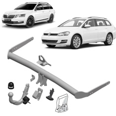 Skoda Octavia VW Golf Alltrack Detachable Tow Bar BRINK