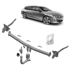 Peugeot 508 SW Detachable Towbar Brink BR-673900 - EuroFit Towbars & Electrics - eurofittowbars.com.au