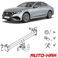 Mercedes-Benz E-Class W214 S214 Invisible Detachable Towbar - EuroFit Towbars & Electrics - eurofittowbars.com.au