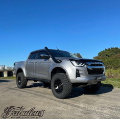 Isuzu D-Max MU-X Mid Entry Snorkel Fabulous Fabrications - EuroFit Towbars & Electrics - eurofittowbars.com.au