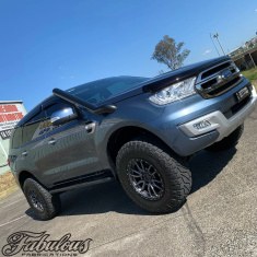 Ford Everest Stainless Snorkel Alloy Air Box kit Fabulous Fabrications - EuroFit Towbars & Electrics - eurofittowbars.com.au