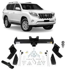 TAG Heavy Duty Towbar for Toyota Prado with Spare Wheel on Back Door (09/2002 - 06/2024)