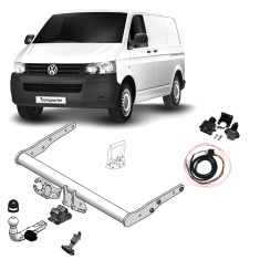 VW Caravelle Multivan Transporter T5 T6 Detachable Towbar BRINK