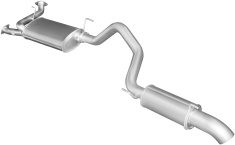 Toyota Landcruiser 200 Exhaust - 4.6 4.7 V8 Petrol cat back Performance Exhaust - MantaPro authorised dealer - EuroFit Towbars & Electrics - eurofittowbars.com.au