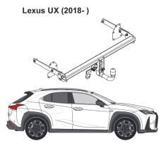 Lexus UX Detachable Invisible Tow Bar O101V - EuroFit Towbars & Electrics - eurofittowbars.com.au