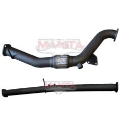 Mazda BT50 3.2L 3" DPF Delete Pipe FAP Off  - EuroFit Towbars & Electrics - eurofittowbars.com.au