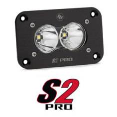 LED Auxiliary Light S2 Pro Flush Mount Baja Designs - EuroFit Towbars & Electrics - eurofittowbars.com.au