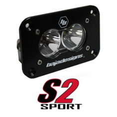 LED Auxiliary Light S2 Sport Flush Mount Baja Designs - EuroFit Towbars & Electrics - eurofittowbars.com.au