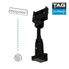 Standard trailer adaptor 7 pin flat socket to 7 pin small round plug TAG - EuroFit Towbars & Electrics - eurofittowbars.com.au