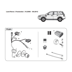 Land Rover Freelander 2 Towbar LED wiring kit WYR330413R-T trail-tec