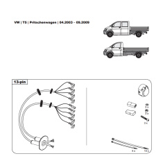 VW T5 tow bar wiring kit WYR423813R trail-tec - EuroFit Towbars & Electrics - eurofittowbars.com.au