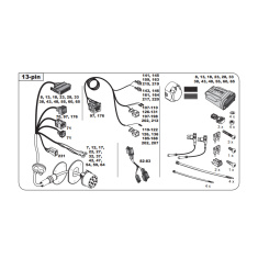 Audi VW Skoda Tow Bar LED wiring Kit WYR426213R-T trail-tec - EuroFit Towbars & Electrics - eurofittowbars.com.au