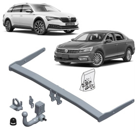 VW Passat Skoda Superb Detachable Towbar Brink BR-614700 - EuroFit Towbars & Electrics - eurofittowbars.com.au