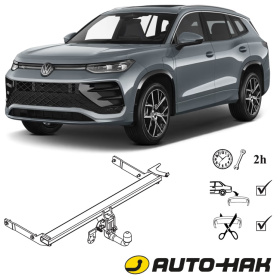VW Tayron Detachable Towbar K84V Auto-Hak  - EuroFit Towbars & Electrics - eurofittowbars.com.au