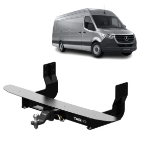 Mercedes Sprinter Wide Chassis Heavy Duty Towbar TAG T7P874  - EuroFit Towbars & Electrics - eurofittowbars.com.au