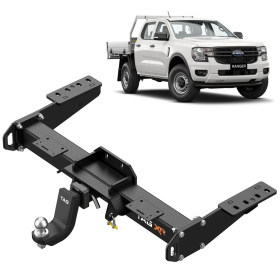 Ford Ranger Cab Chassis Extreme Recovery Tow Bar TAG TXR836 - Australia Towbars & Performance - australaitowbars.com.au