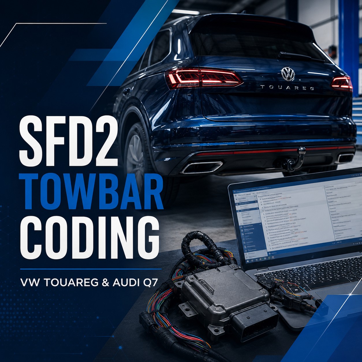 SFD2 Towbar Coding Explained: Volkswagen Touareg & Audi Q7